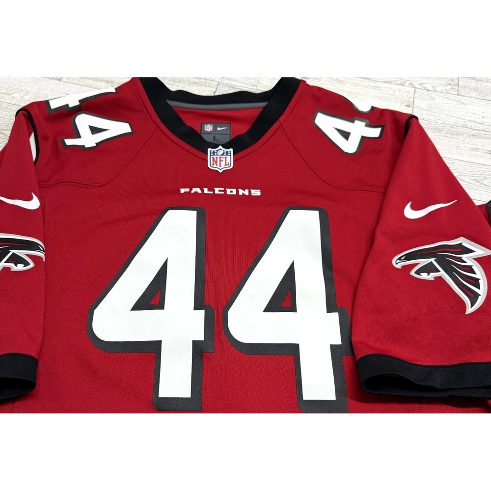 Nike Atlanta Falcons Beasley Jr #44‎ NFL Red Super Bowl 51 On Field Jersey LARGE